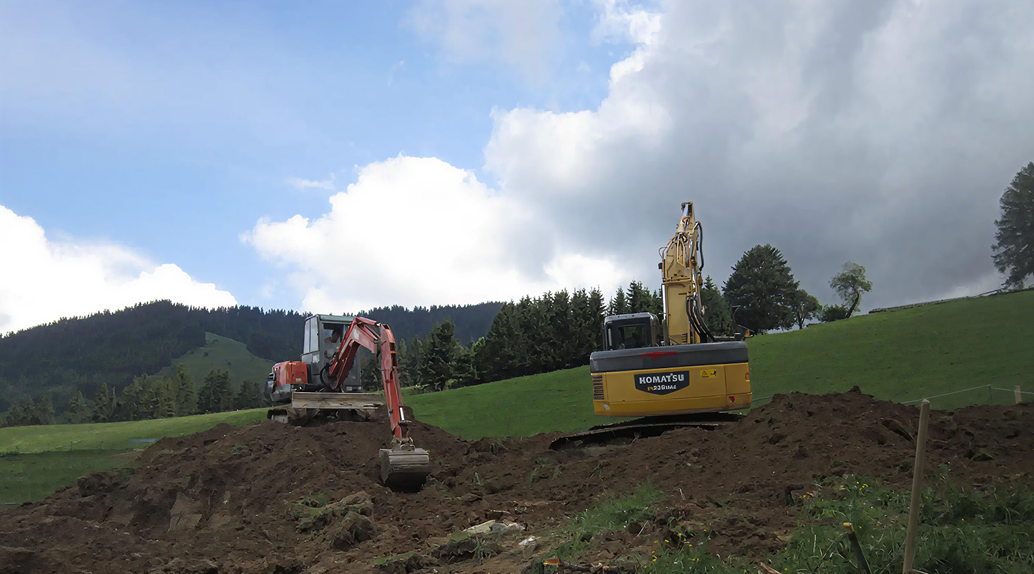 Photo de travaux de terrassement & VRD à proximité d'Albertville - MGS SELLER